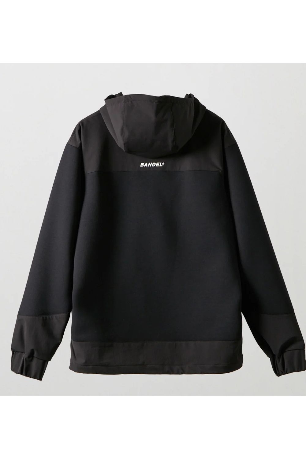【26AW】 BONDING COMBINATION ZIP HOODIE / ボンディングコンビネーション ジップアップパーカー (ブラック/ブラック)