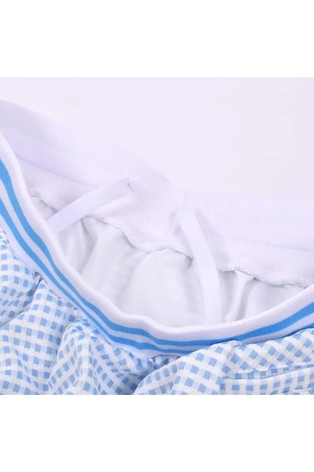 【26SS】【レディース】 GINGHAM CHECK FLARE SKIRT / ギンガムチェック フレアスカート (サックス)*