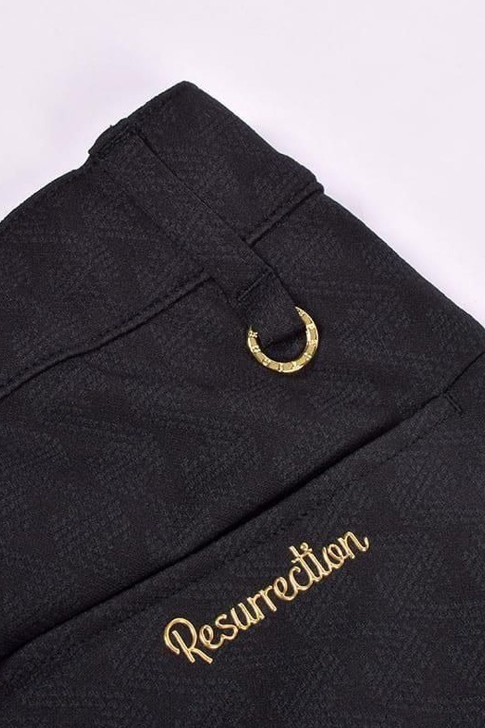 【25AW】 MENS GM JACQUARD JOGGER PANTS / GMジャガード ジョガーパンツ (ブラック)*