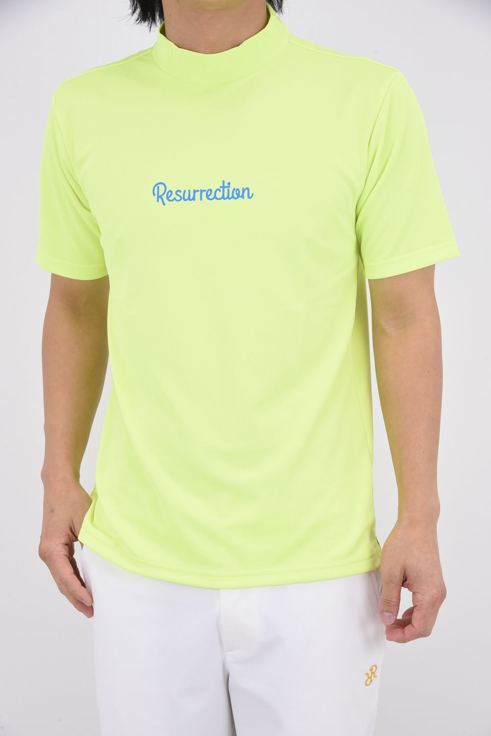 【26SS】 MENS NEONLOGO MOCK NECK / ネオン ロゴ モックネック (ネオンイエロー)*