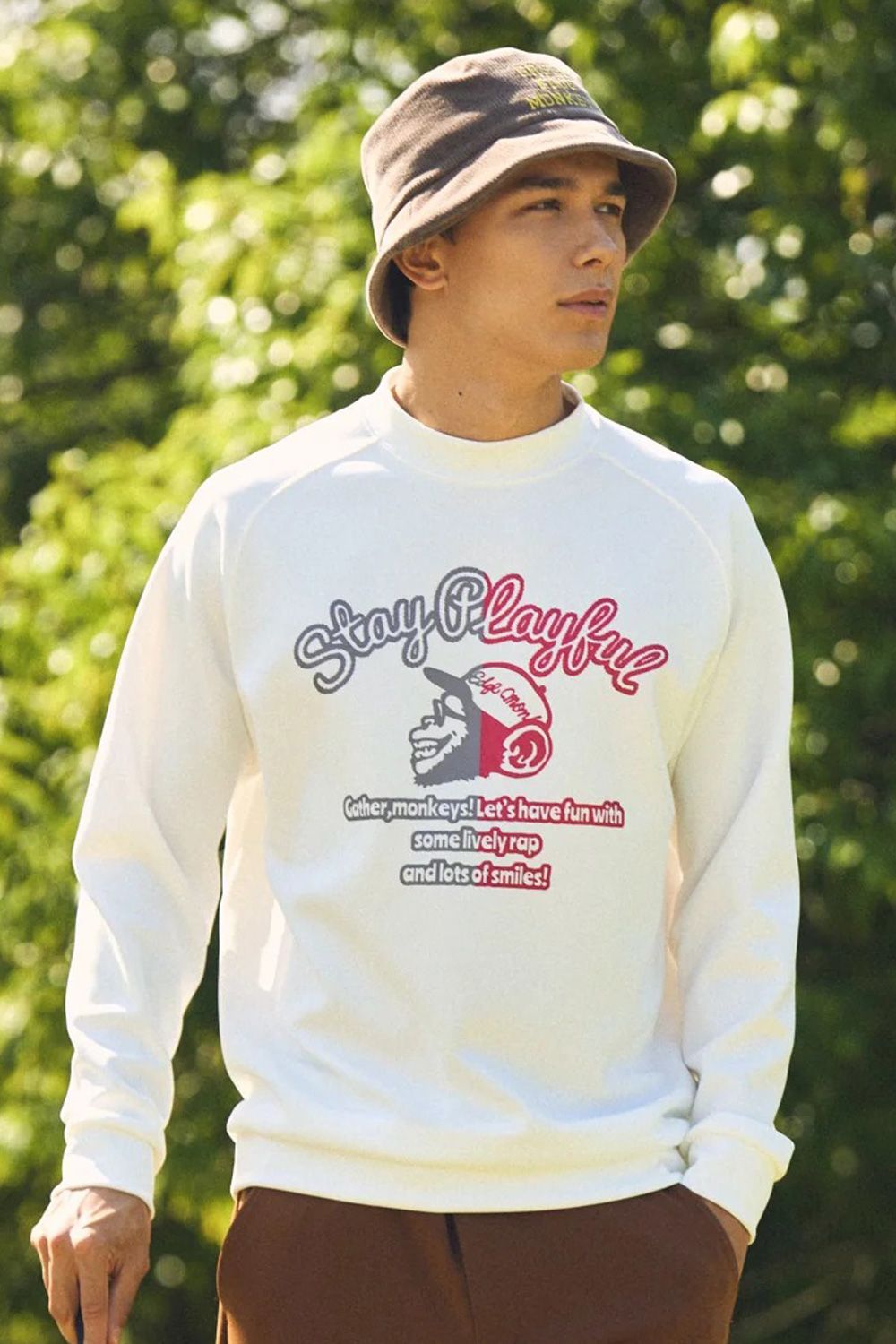 【26AW】 JERSEY MOCK NECK / ダンボール素材モックネック (ホワイト)
