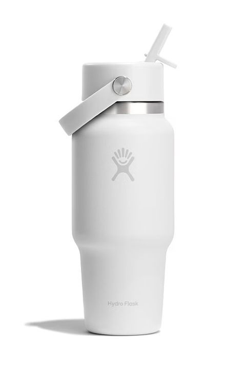 24 oz Travel Bottle With Wide Flex Straw / White*ホワイト