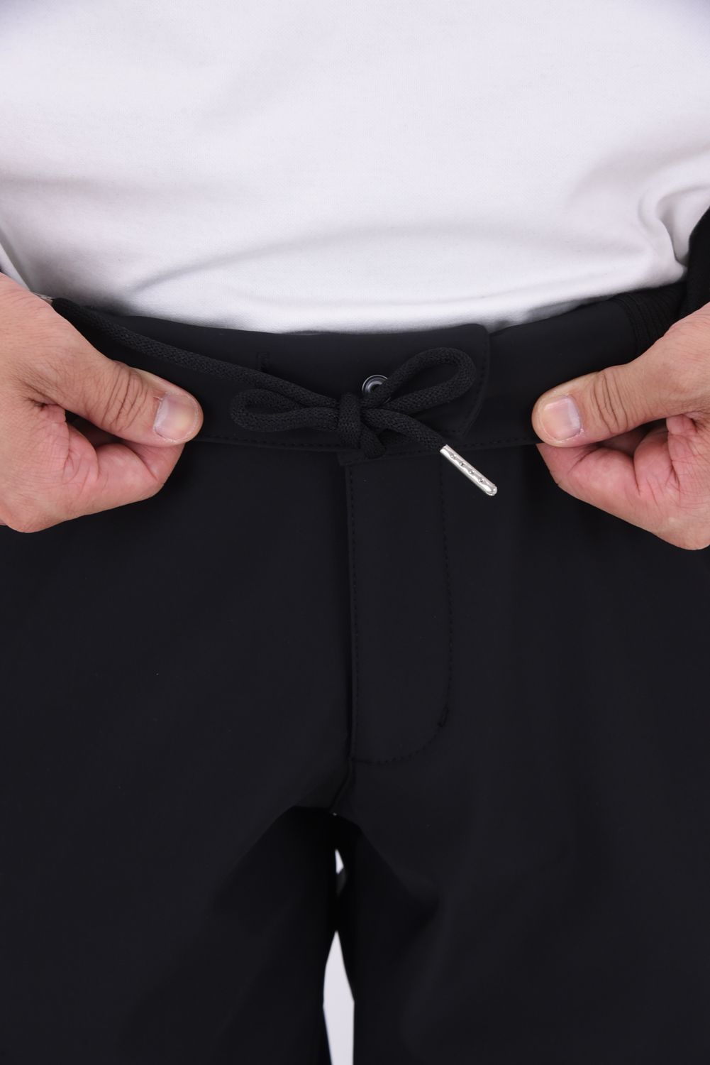 113 GOLF TRACK PANTS / ハイゲージトリコット トラックパンツ (ブラック)