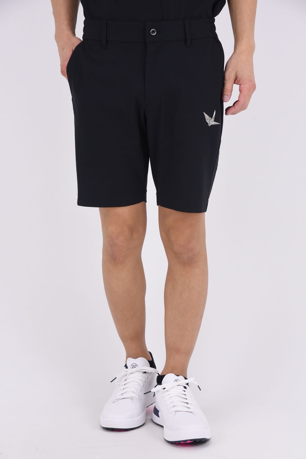 【26SS】 LUXE MESH SHORTS / 接触冷感 微細メッシュ生地 ショートパンツ (ブラック)