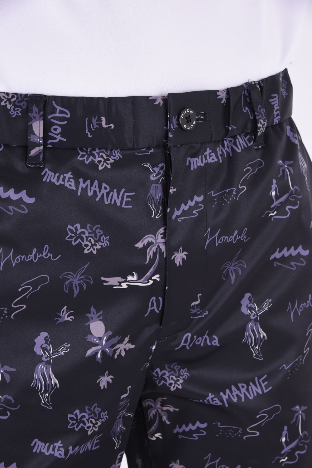 muta - ALOHA WHOLE PATTERN LOGO SHORT PANTS / ハワイアン 総柄 ...