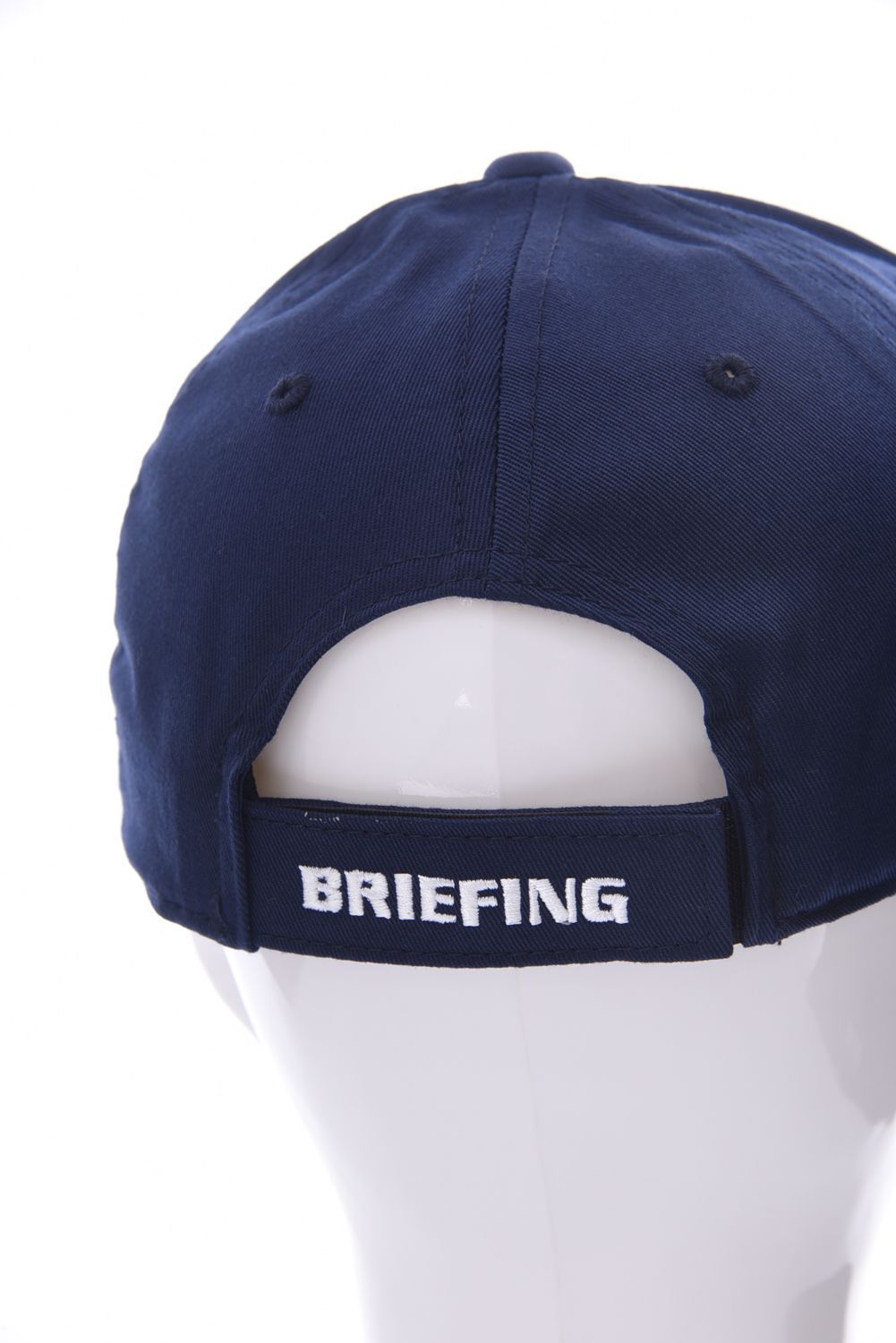 MENS BASIC CAP / ロゴ刺繍 ベーシック ベースボールキャップ (ネイビー)