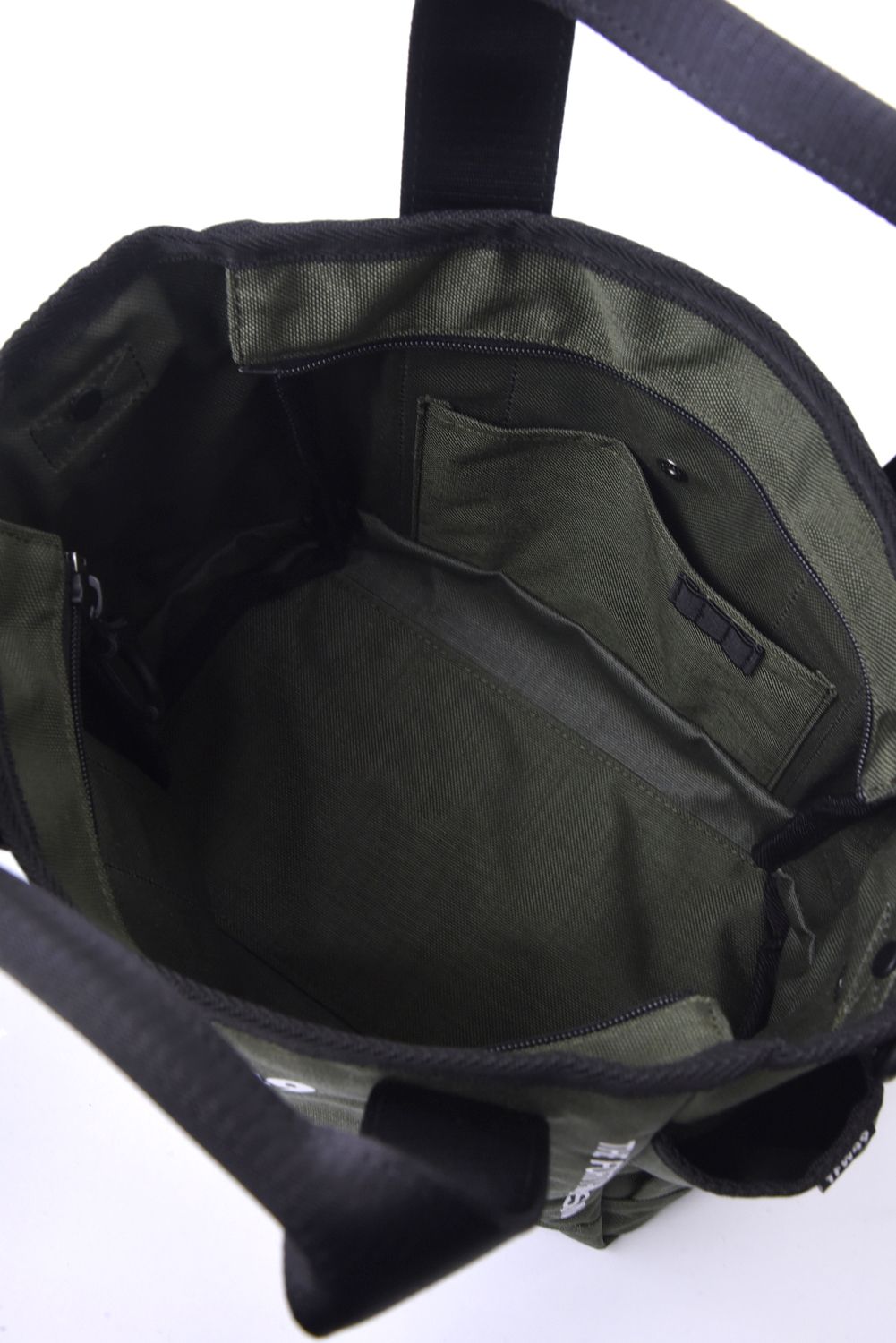 NYLON TOTE BAG SMALL / ナイロン トートバッグ スモール (カーキ)