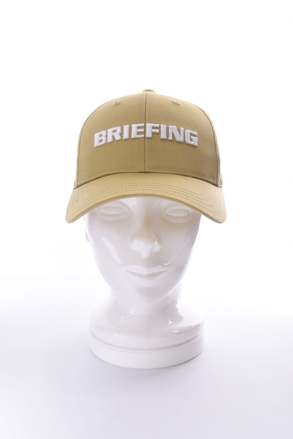 【26SS】 MEN’S BASIC CAP / ベーシック ブランドロゴ キャップ (ベージュ)