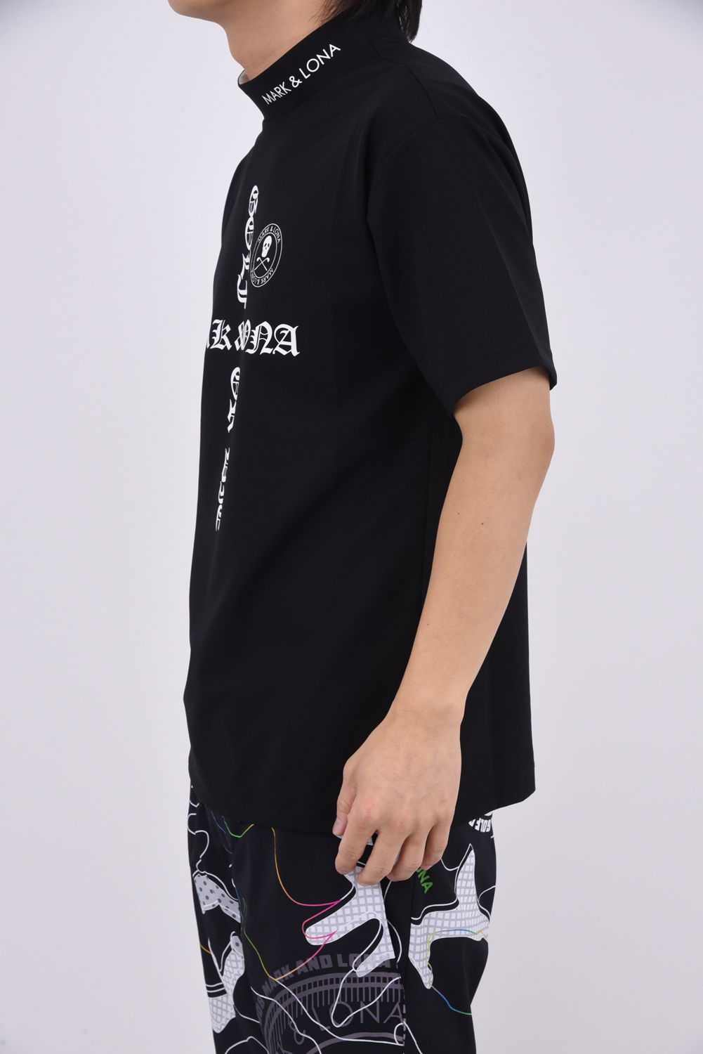 MARK ＆ LONA - 【26SS】 CROCE WAFFLE MOCK NECK TEE / ナイロン