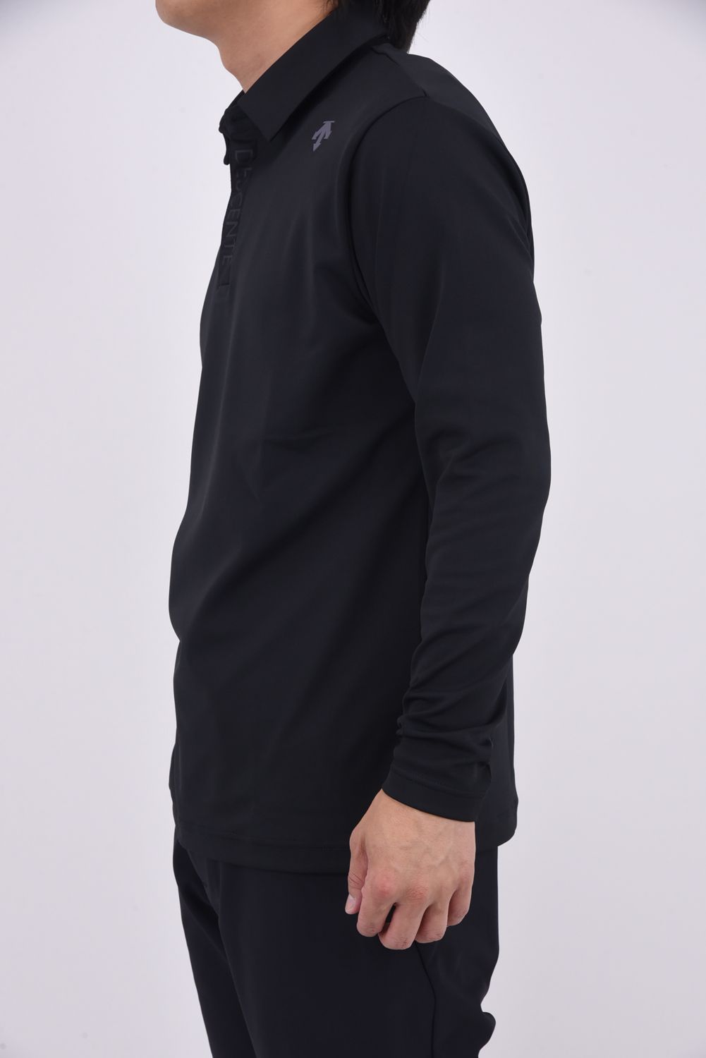 【25AW】 防風裏起毛長袖シャツ (ブラック)