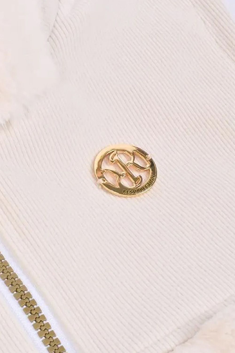 【25AW】【レディース】 SWITCHING FUR VEST / スイッチング ファー ベスト (ホワイト)*