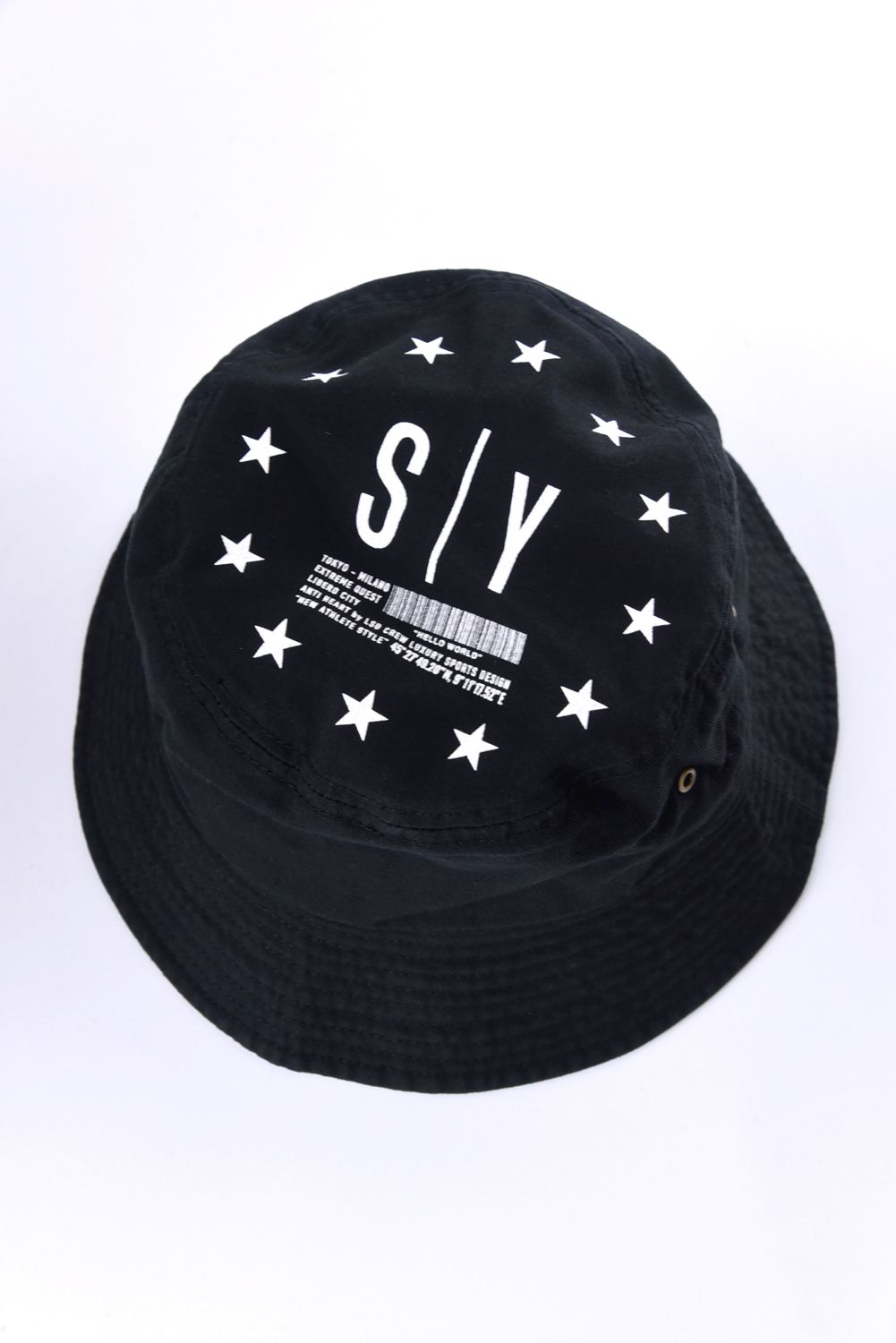 NAME TAG BUCKET HAT / バケットハット (ブラック)