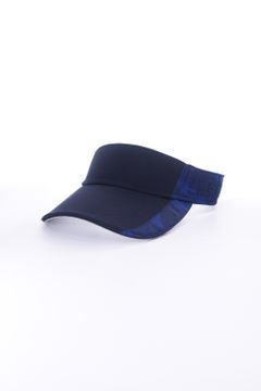 CAMO SUN VISOR / ブランドロゴ 刺繍 カモフラ柄 サンバイザー (ネイビー)