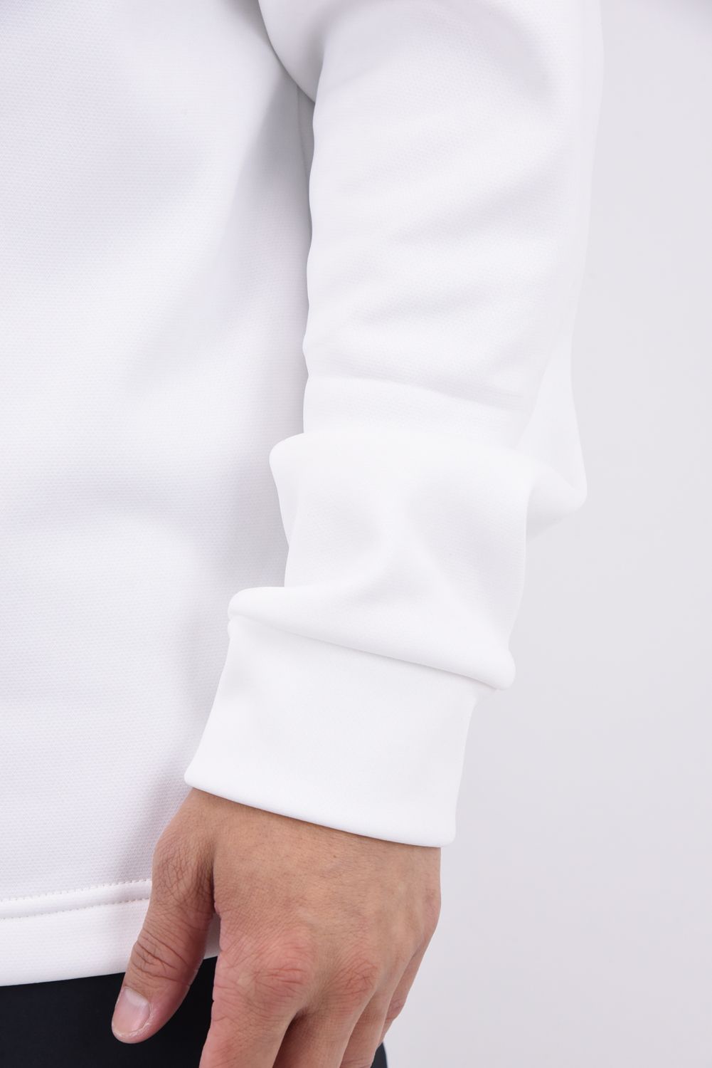 【25AW】 BACK LINE LOGO LONG SLEEVE HIGH NECK / バック ライン ロゴ 長袖 ハイネック (ホワイト)