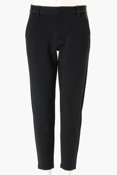 【26AW】【レディース】 WS STITCHED 3D LOGO SLIM PANTS / ステッチ ロゴ スリム パンツ (ブラック)