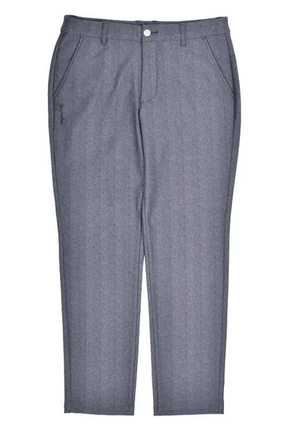 【26AW】  HEAT PERFORMA LONG PANTS / 裏起毛  ヘリンボーン柄 ロングパンツ (ネイビー)*