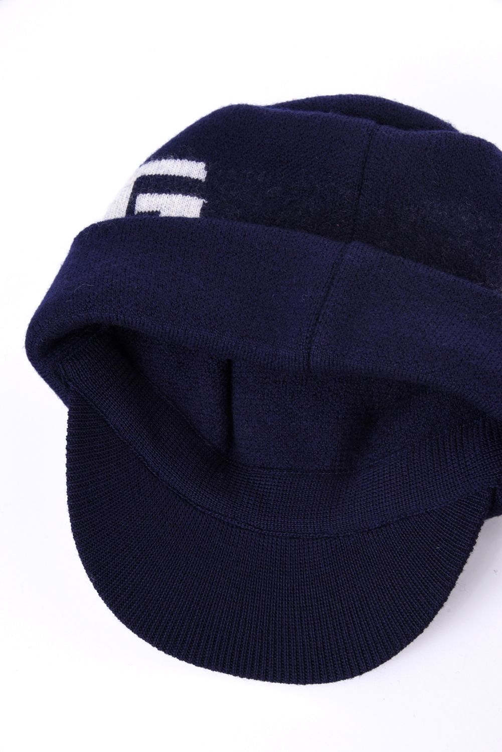 【26AW】 MEN’S WR WOOL KNIT WORK CAP / ブランドロゴ ワークキャップ (ネイビー)