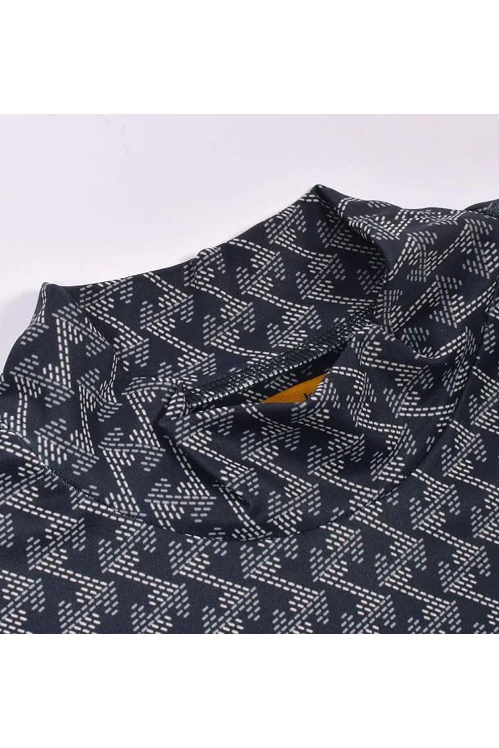 【26SS】【レディース】 WOMENS GM PRINT MOCK NECK / GMプリント モックネック (ブラック)*