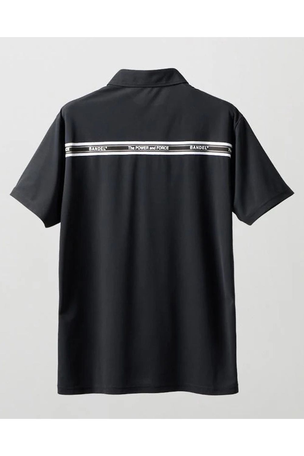 【26SS】 CONCEPT NOTES TAPING POLO SHIRT / カノコ素材 デザインテープ ポロシャツ (ブラック)
