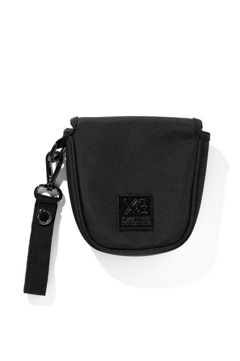 【26AW】 NYLON BASKET MALLET COVER / バスケット織ナイロン マレットタイプ パターカバー (ブラック)