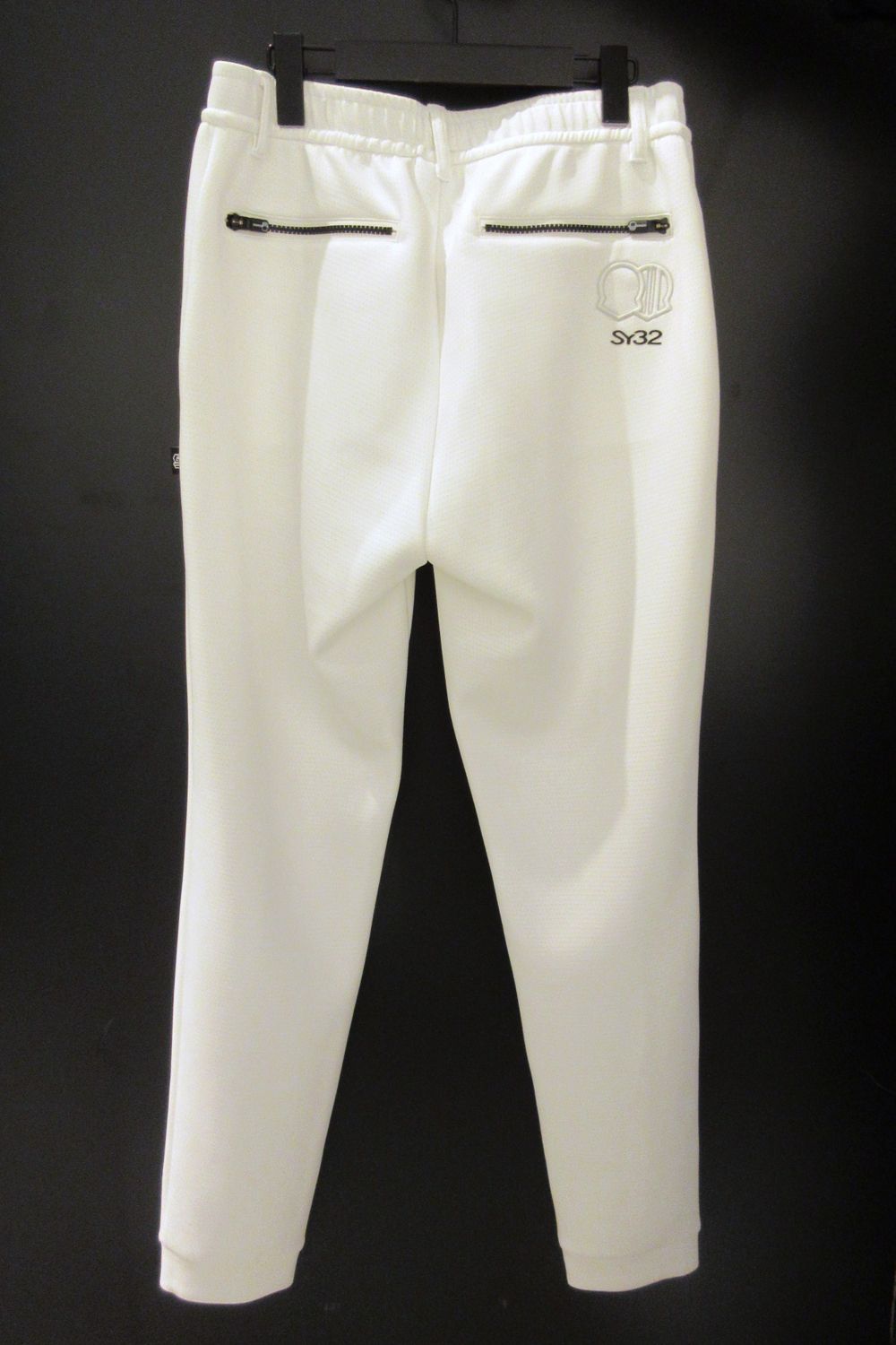 【26AW】 DOUBLE MESH KNIT LONG PANTS / メッシュ ロングパンツ (ホワイト) (10月上旬入荷予定）