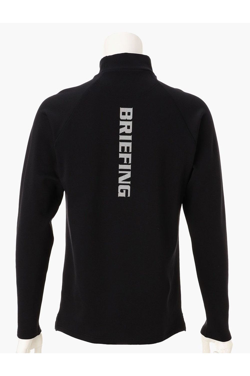 【26AW】 MEN’S WARM LS HIGHNECK / 秋冬仕様 起毛素材 ベーシック 長袖モックネックTシャツ (ブラック)