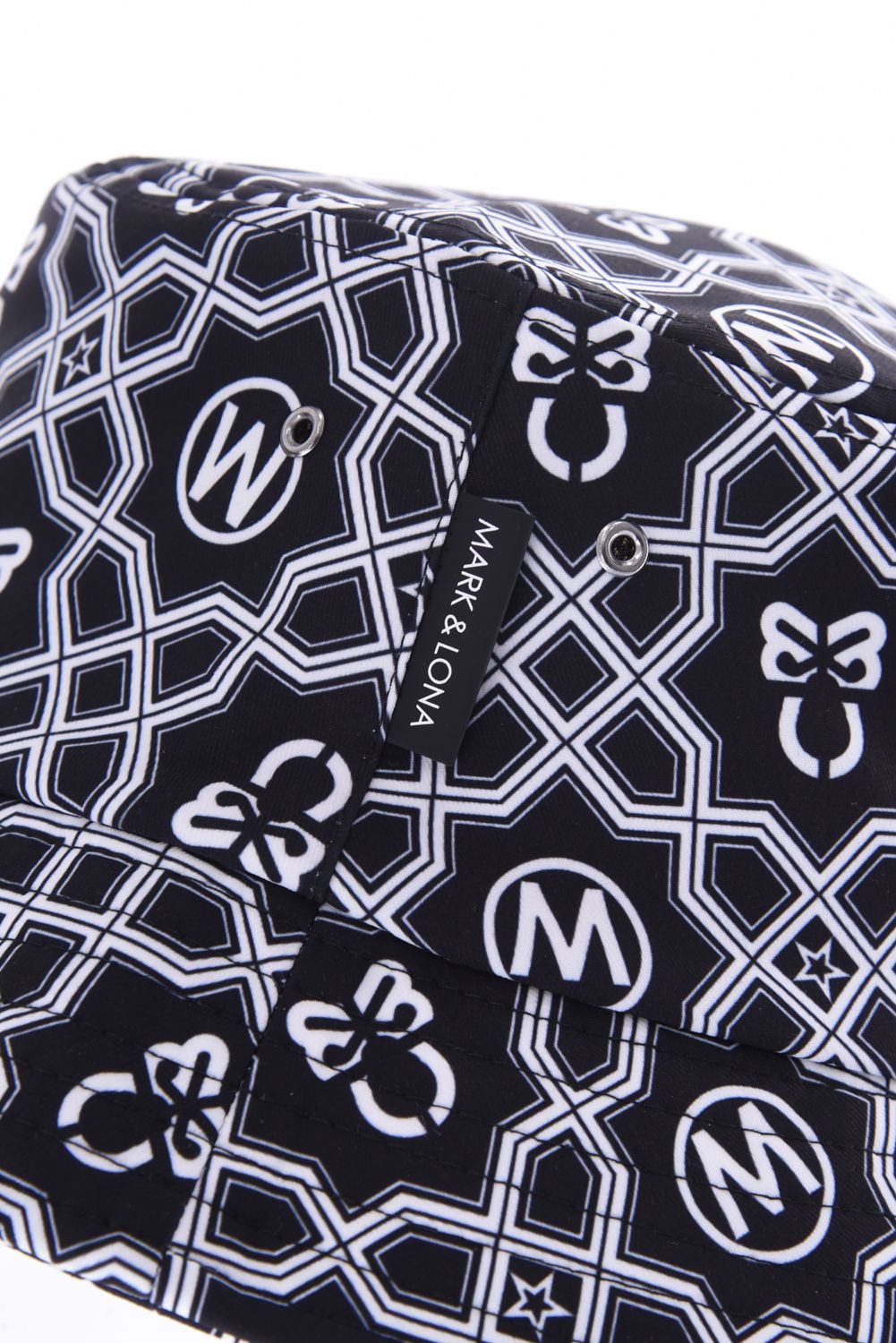 【26SS】 DOMINANT BUCKET HAT / ジオメトリックパターン総柄 バケットハット (ブラック)