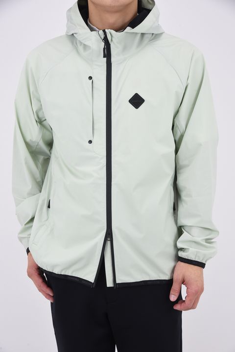 【26SS】 MEN'S POCKETABLE WIND PARKA / 4WAYストレッチタフタ ポケッタブル ライトパーカー (セージグリーン)