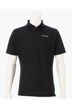 【26SS】 MEN'S LINEN-T WC SHIRT / リネンタッチ ワイドカラーポロシャツ (ブラック)