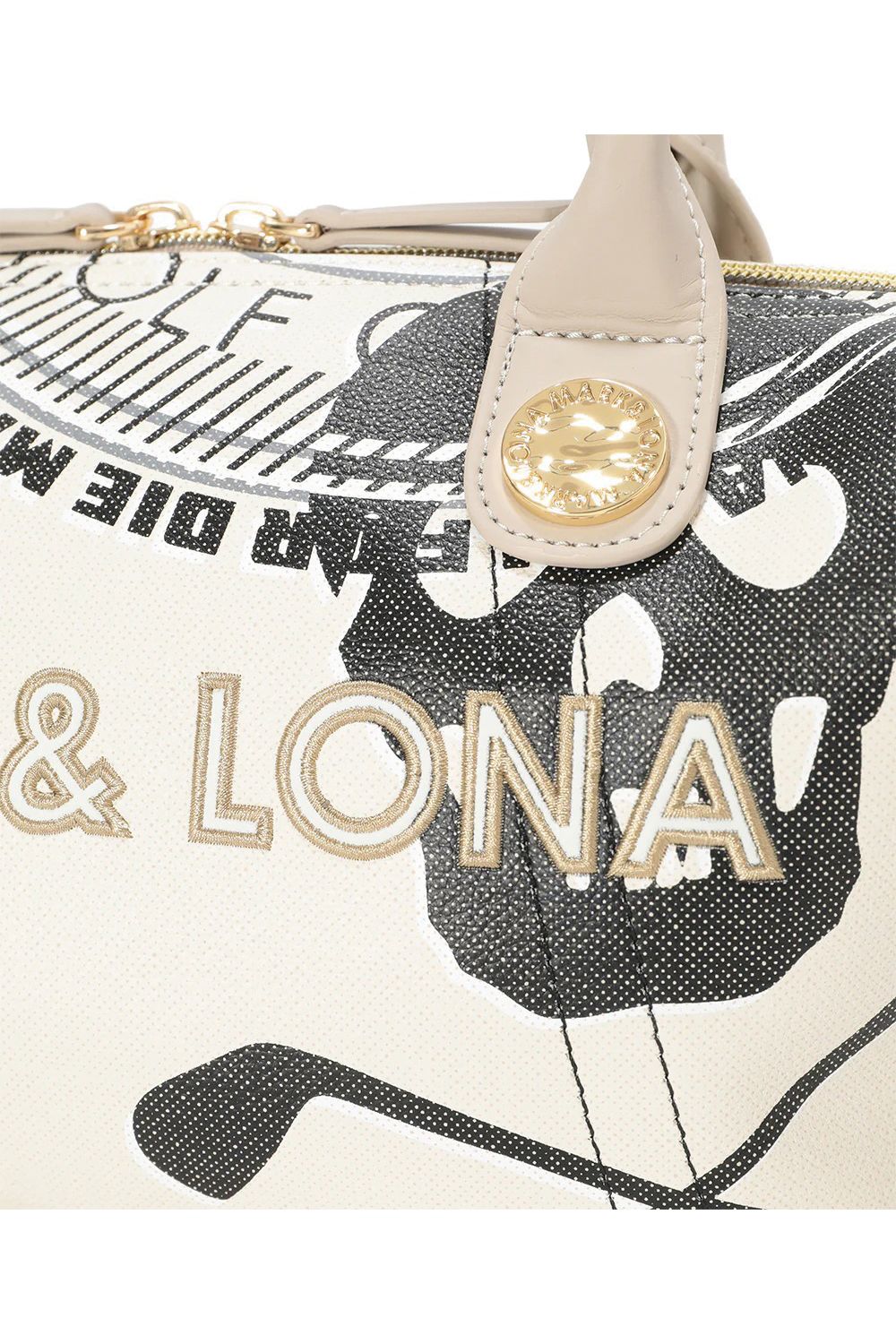 【2026SS 木村拓哉さん着用 VOL.3】 ATLAS CONVERTIBLE CART BAG / アイアンスカル シンセティックレザー 2WAYカートバッグ (ベージュ) (2月18日入荷予定)