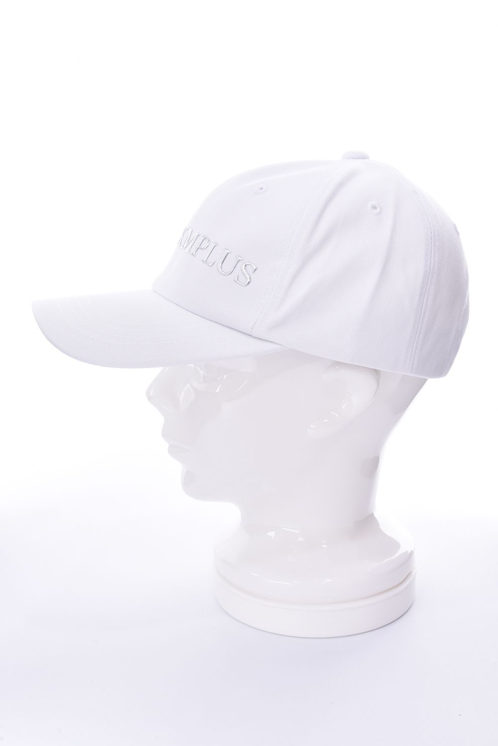 METAL PRINT LOGO CAP / メタルロゴ 6パネルキャップ (ホワイト)