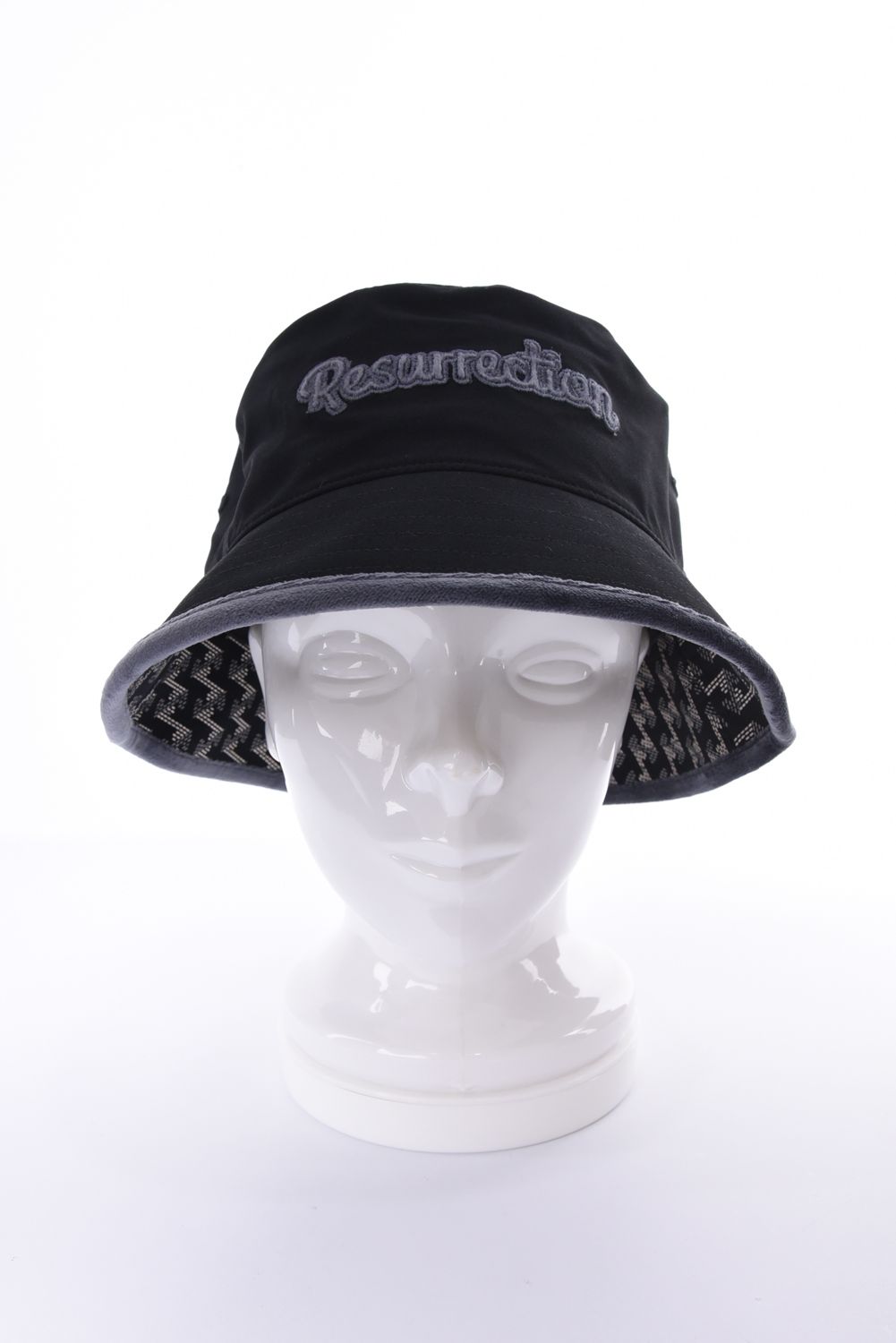 【26AW】 VELOUR BRIM BUCKET HAT / ベロアブリム バケットハット (ブラック)