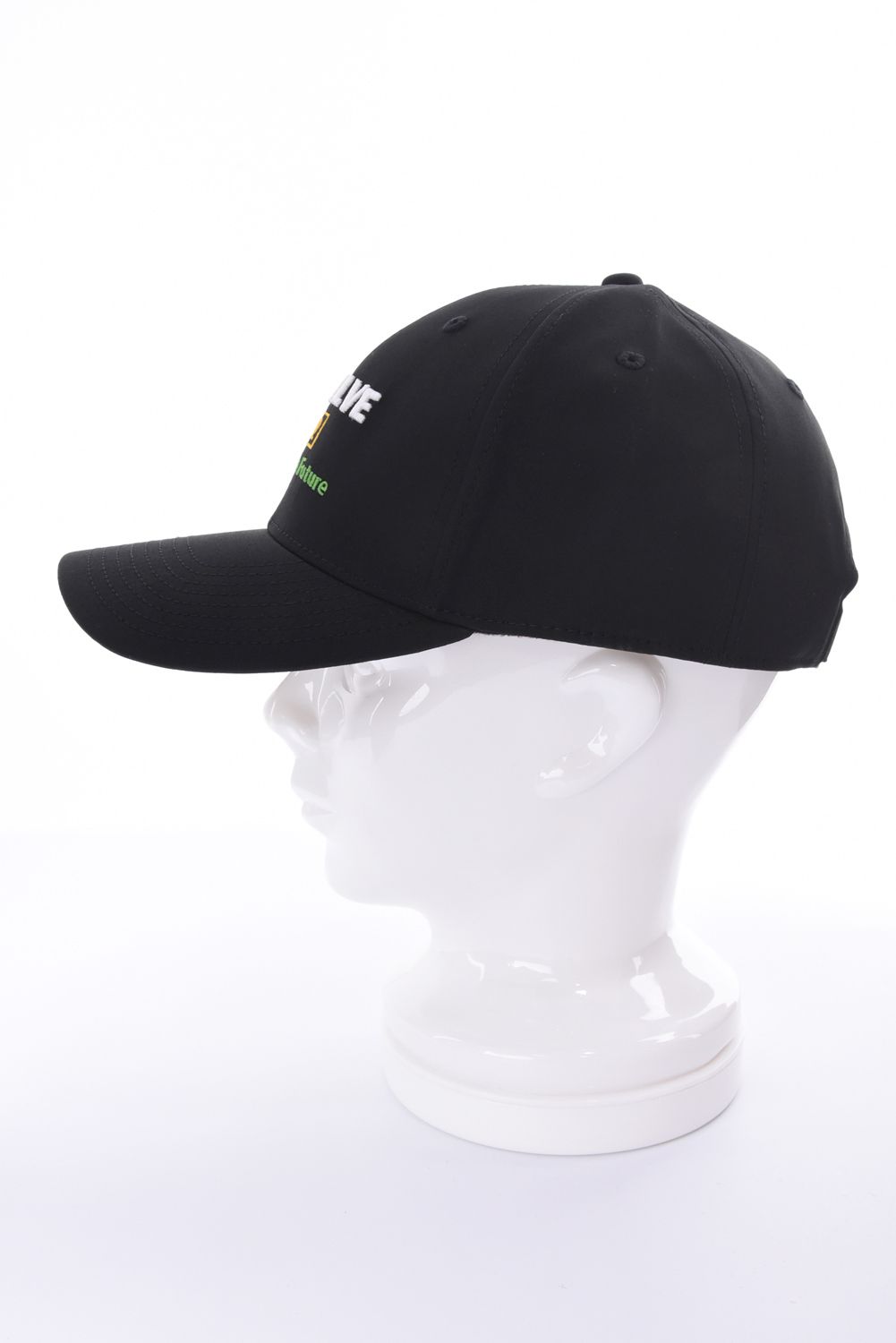【26AW】 ETF CAP / ブランドロゴ刺繍 キャップ (ブラック)