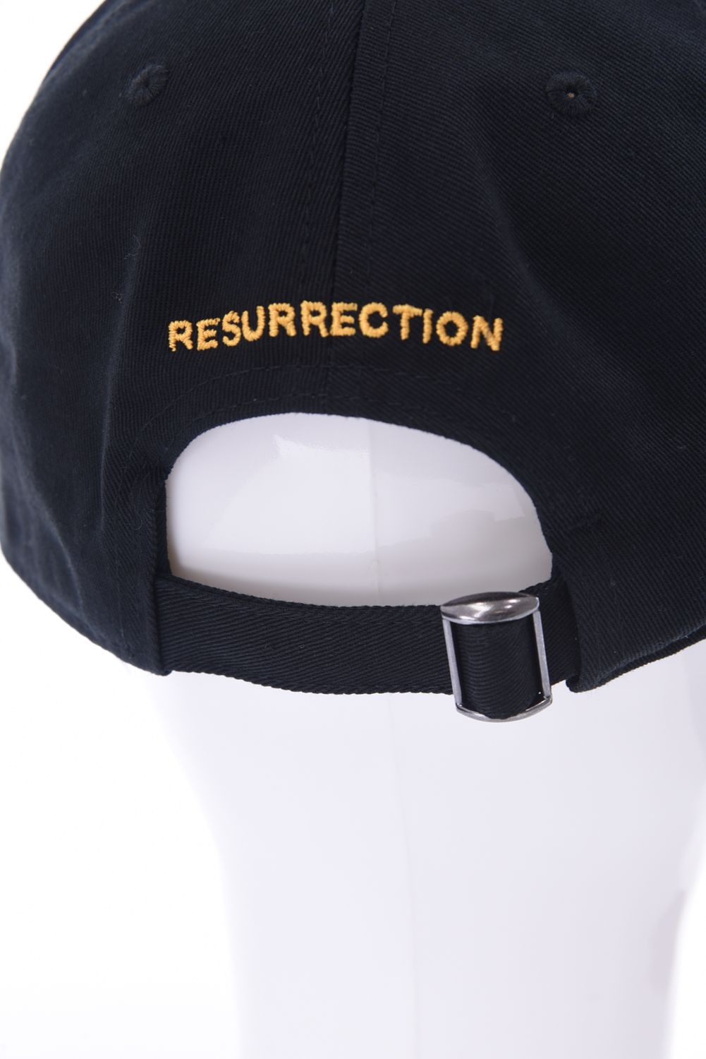 Resurrection - BASIC LOGO CAP / 3Dロゴ 刺繍 キャップ ホワイト 