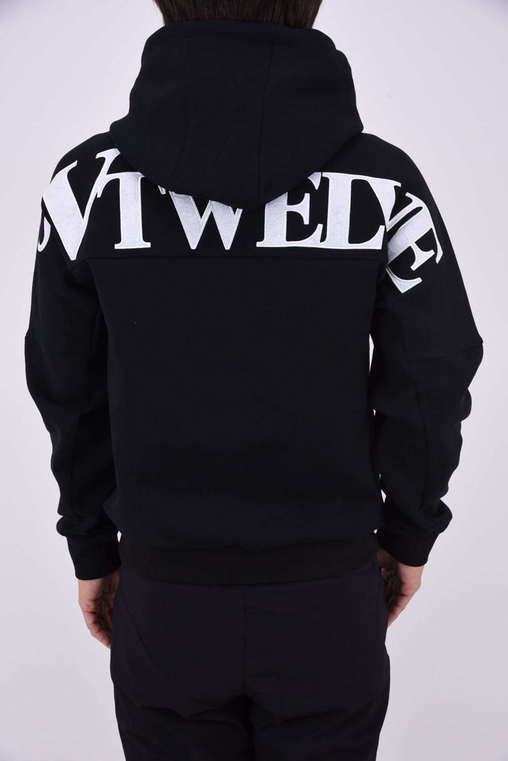 【26AW】 BACK AWA PARKA / バックロゴ プルオーバーフーディー (ブラック)