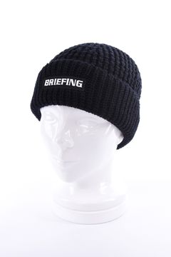【26AW】 MEN’S WR WOOL KNIT BEANIE / ブランドロゴパッチ リブ編みニットビーニー (ブラック)