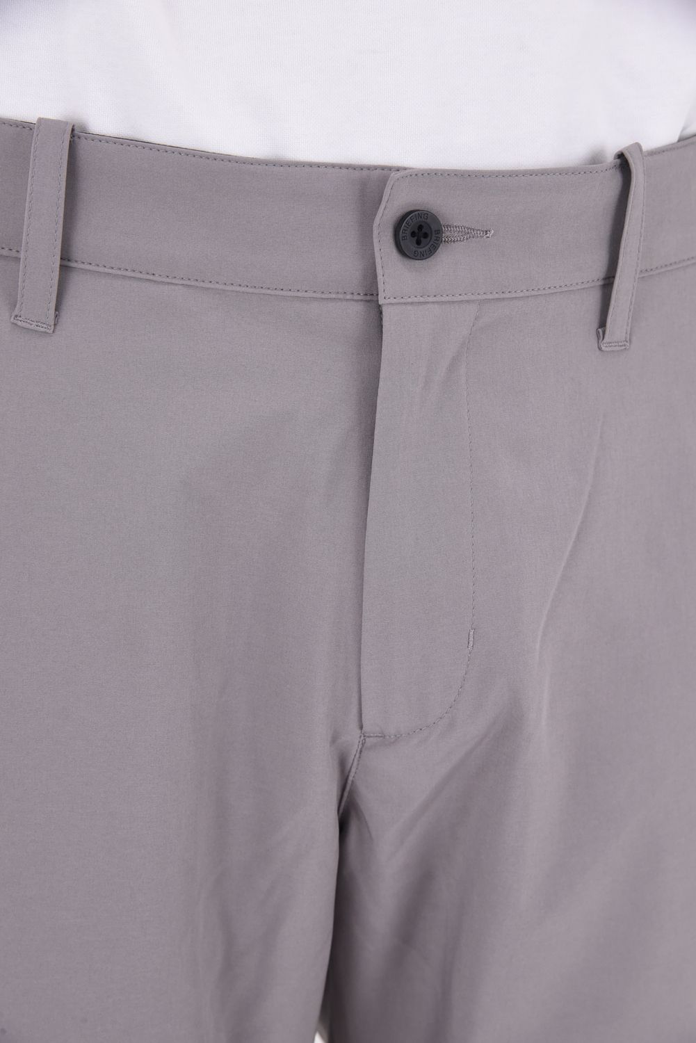 【26SS】 MEN’S COOLCORE LOGO ELASTIC SHORT PANTS / クールコア ウエストゴムベルト ショートパンツ (グレー)