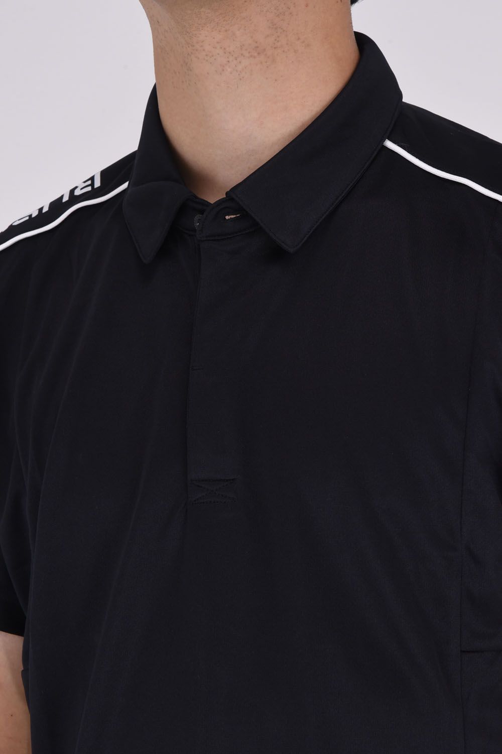 MULTI LOGO S/S POLO / マルチロゴ ショートスリーブ ポロシャツ (ブラック)