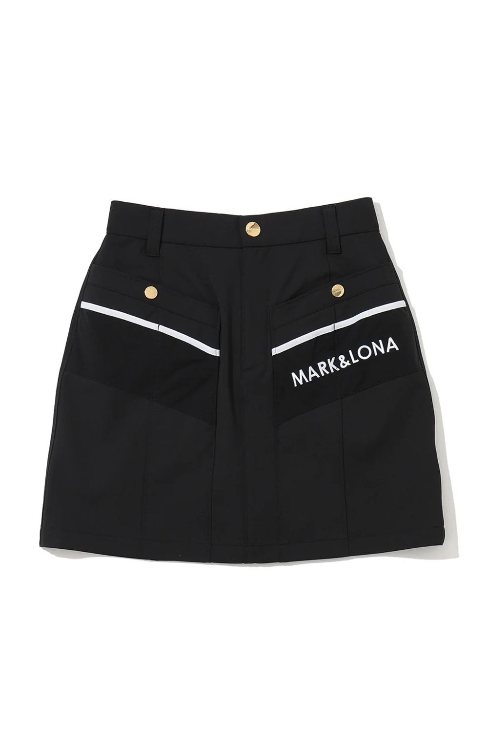 【26SS】【レディース】 LEXA DIAGONAL FUNCTION SKIRT / ポリエステルツイル モノトーン ダイアゴナルライン タイトスカート (インナーパンツ一体型) (ブラック)