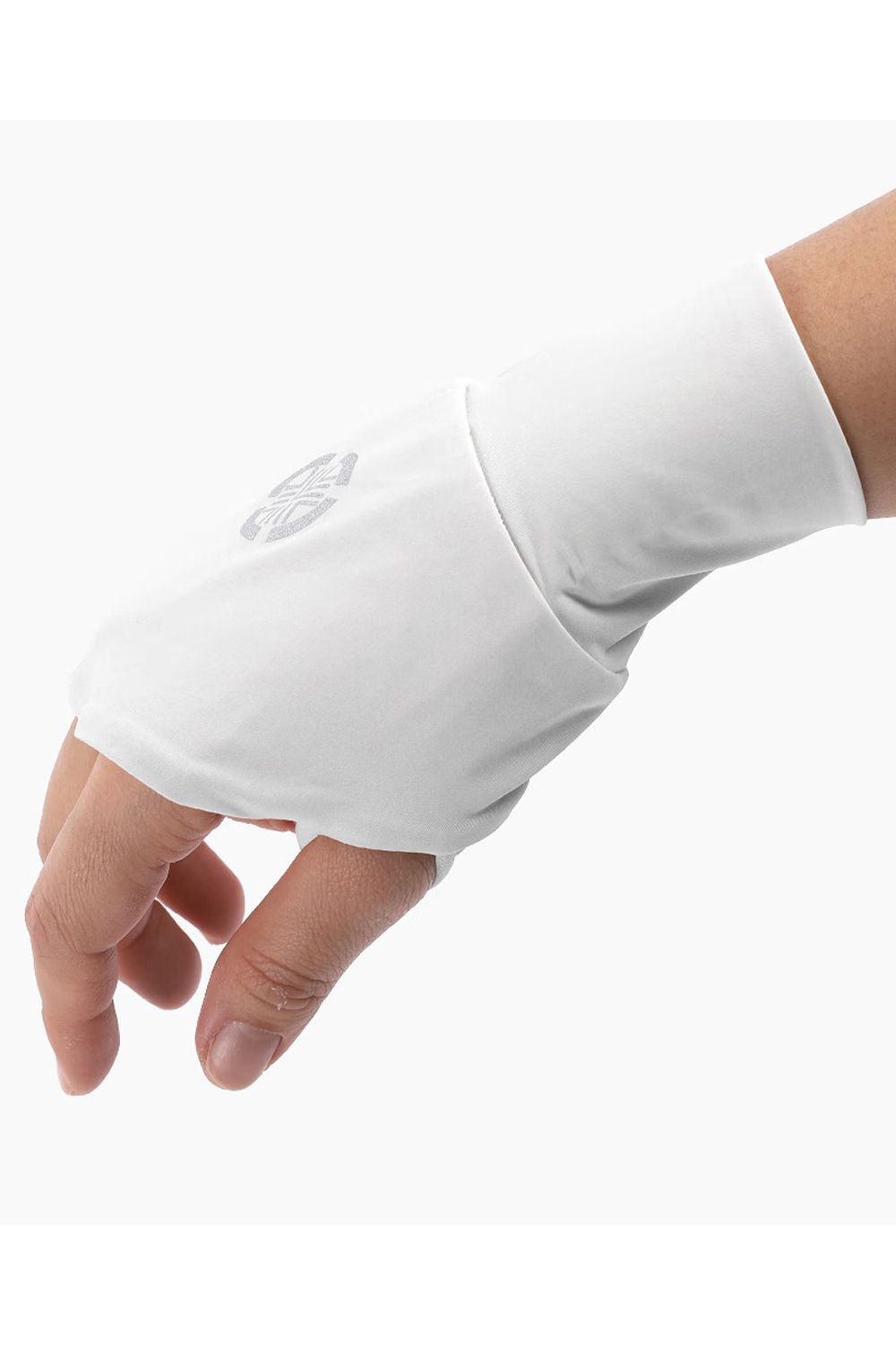 【26SS】【ユニセックス】 BACK-OF-HAND GLOVE (Right Hand) / 接触冷感 UVカット 右手用ハンドカバー (ホワイト)