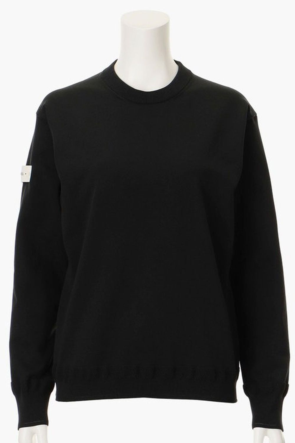 【25AW】【レディース】 WOMEN’S WR CREWNECK KNIT / 超撥水糸 袖ワッペン クルーネックニット (ブラック)