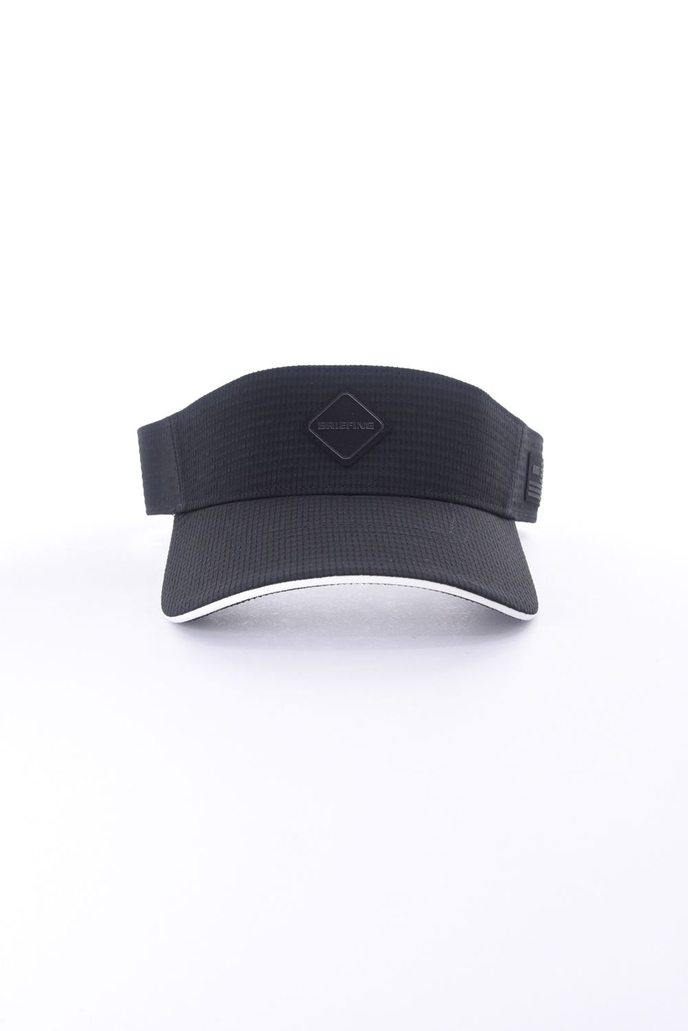 【26SS】 MEN’S SEERSUCKER VISOR / シアサッカー ダイヤモンドロゴ サンバイザー (ブラック)