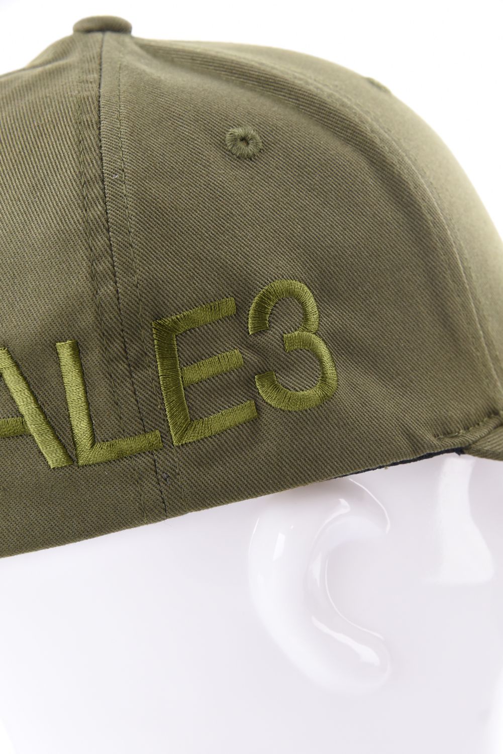【26AW】 WOOLY COMBED 1PIU1UGUALE3 LOGO CAP / バックロゴ刺繍 キャップ (カーキ)