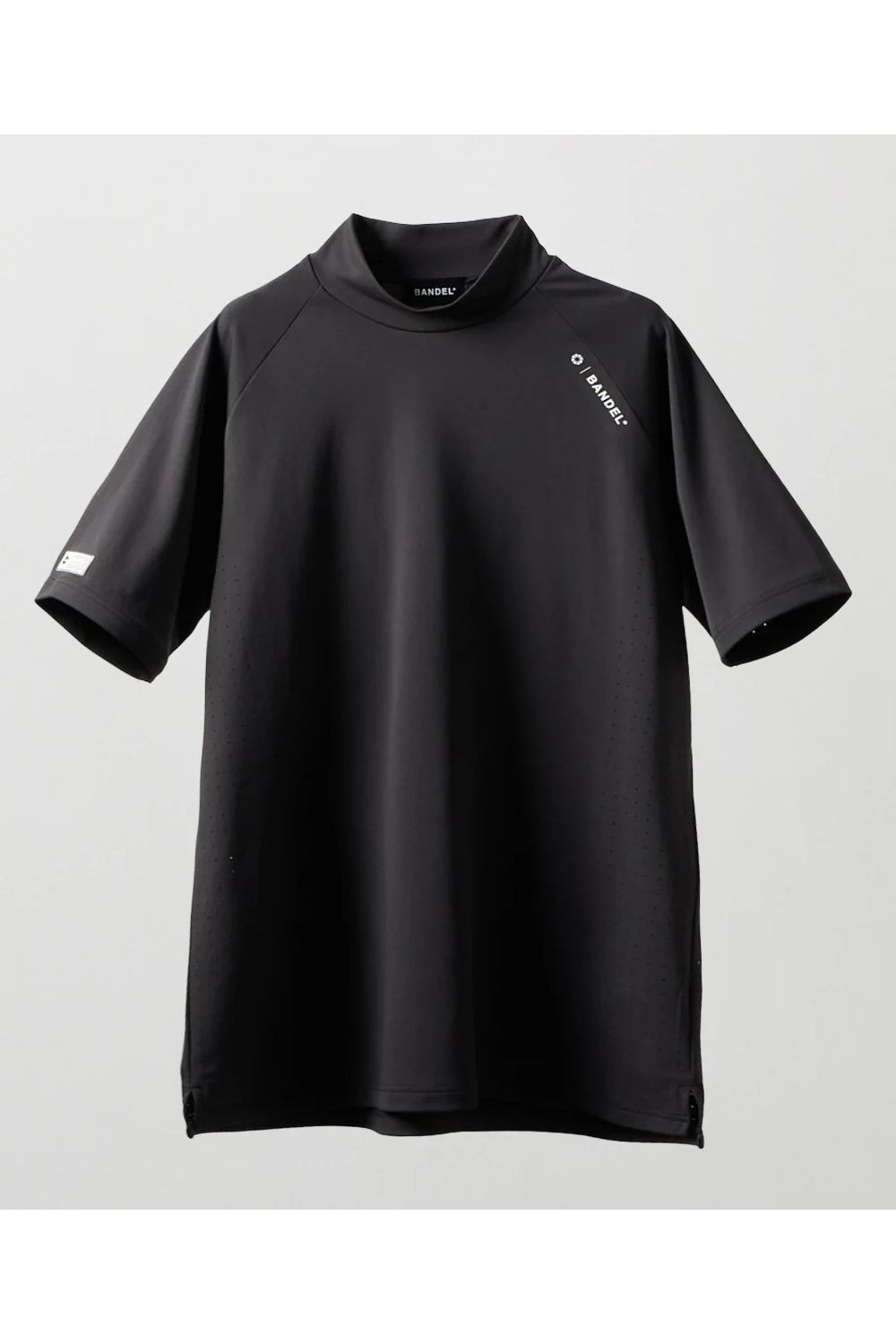 【26SS】 ヒートパンチングモックネック (ブラック) （4月上旬入荷予定）