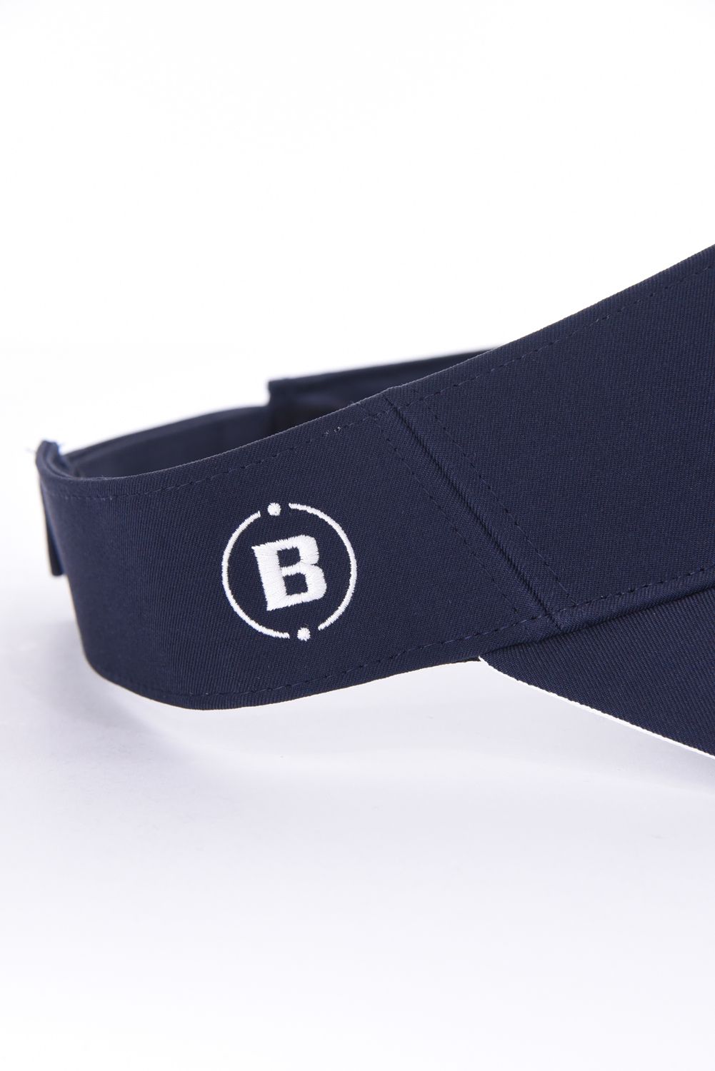 【26SS】 MEN’S ROUND LOGO VISOR / アシンメトリー ラウンドロゴ サンバイザー (ネイビー)