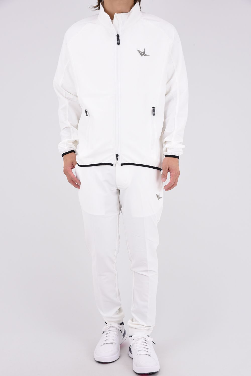 【26AW】 Long Pants / バックロゴ テーパードシルエット ロングパンツ (ホワイト)