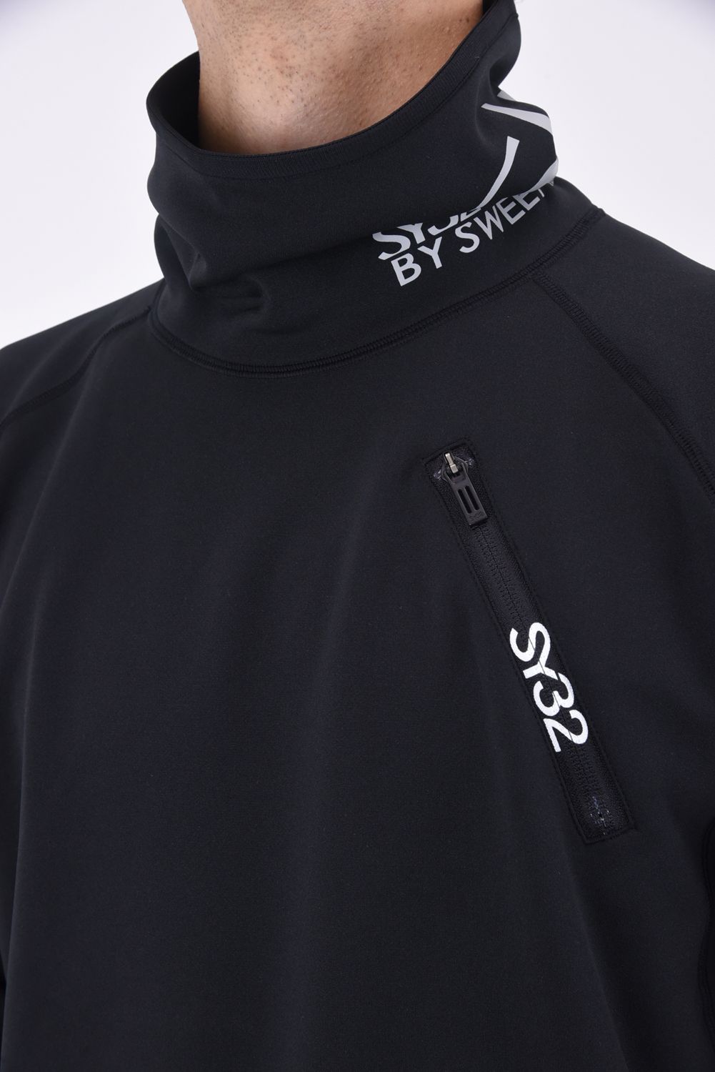 SY32 by SWEET YEARS GOLF - HIGH NECK MESH REVERSE SHIRTS