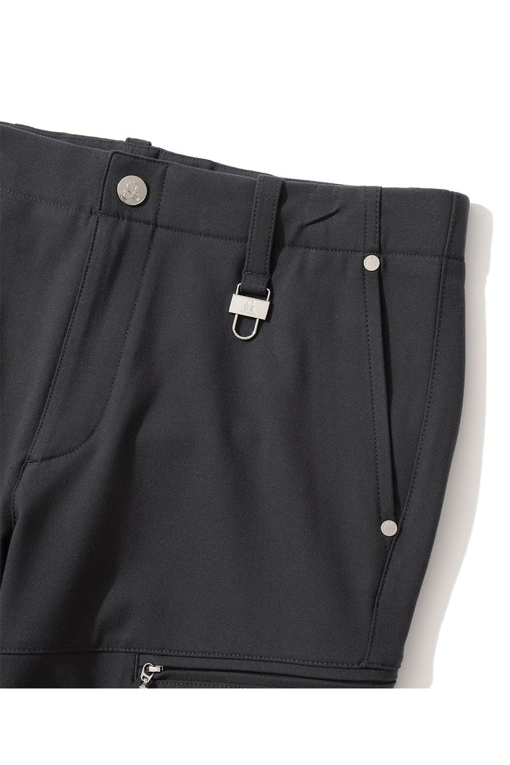 【2026AW 木村拓哉さん着用】 DARE PANEL TECHNICAL PANTS / レーヨン混ポリエステル素材 テクニカルロングパンツ (チャコール)
