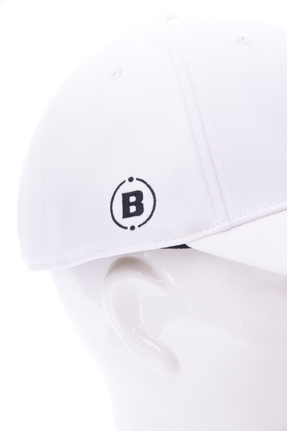 【26SS】 MEN’S ROUND LOGO CAP / アシンメトリー ラウンドロゴ キャップ (ホワイト)