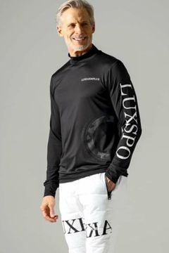 CIRCLE LOGO INNER / サークルロゴ モックネックTシャツ (ブラック)
